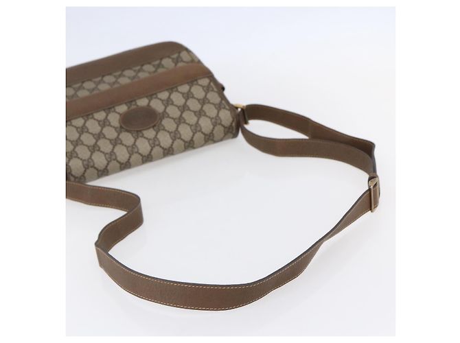 Gucci Borsa a Spalla GG Supreme in PVC Pelle Beige Oro 001 106 0185 Auth ki6140 - vista 7