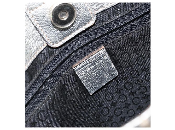 Céline CELINE C Macadam Canvas Handtasche in Denim Blau Silber Authentisch ep11519 - Ansicht 10