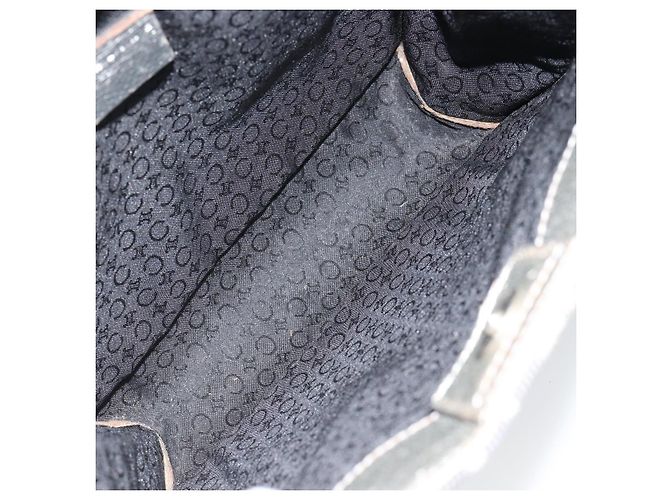 Céline CELINE C Macadam Canvas Handtasche in Denim Blau Silber Authentisch ep11519 - Ansicht 11