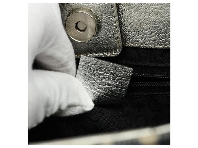 Céline CELINE C Macadam Canvas Handtasche in Denim Blau Silber Authentisch ep11519 - Ansicht 12