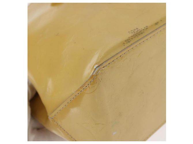 LOUIS VUITTON Borsa a Mano Monogram Vernis Reade PM Beige M91334 LV Auth 148128 - vista 15