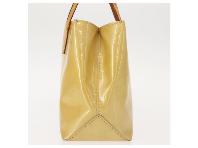 LOUIS VUITTON Borsa a Mano Monogram Vernis Reade PM Beige M91334 LV Auth 148128 - vista 3