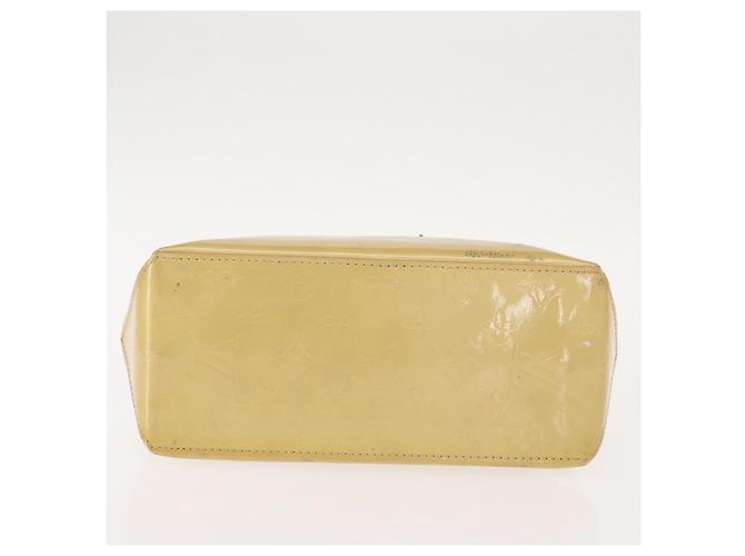 LOUIS VUITTON Borsa a Mano Monogram Vernis Reade PM Beige M91334 LV Auth 148128 - vista 5