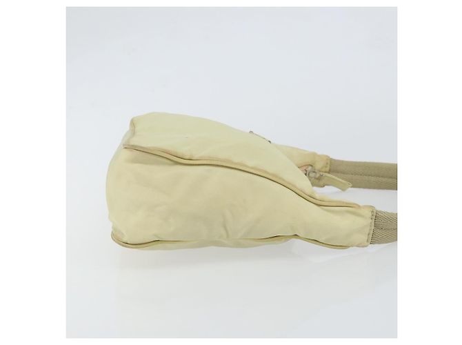 PRADA Borsa a mano in nylon beige oro Auth ep11531 D'oro - vista 3
