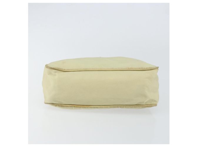 PRADA Borsa a mano in nylon beige oro Auth ep11531 D'oro - vista 5