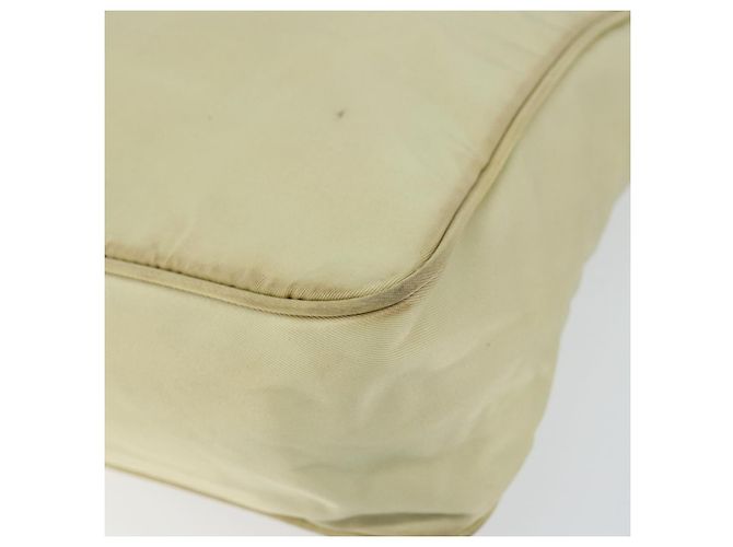 PRADA Borsa a mano in nylon beige oro Auth ep11531 D'oro - vista 9