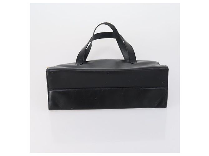 Borsa a mano in pelle GUCCI 3 pezzi Nero Beige Auth 148825 - vista 14