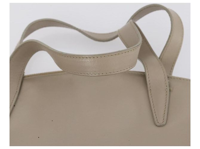 Borsa a mano in pelle GUCCI 3 pezzi Nero Beige Auth 148825 - vista 20