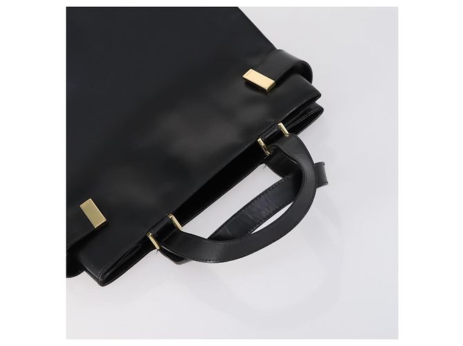 Borsa a mano in pelle GUCCI 3 pezzi Nero Beige Auth 148825 - vista 5