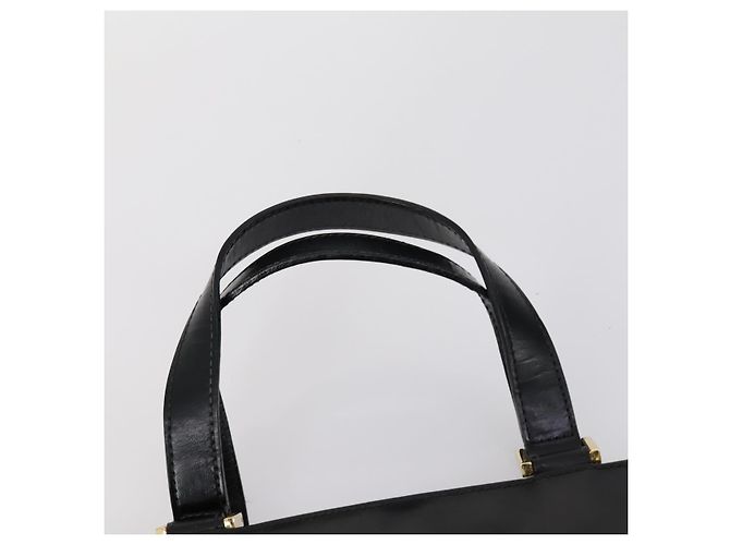 Borsa a mano in pelle GUCCI 3 pezzi Nero Beige Auth 148825 - vista 6