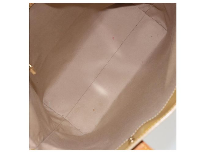 LOUIS VUITTON Monogram Vernis Reade MM Borsa a Mano Beige M91141 LV Auth ti3516 - vista 11