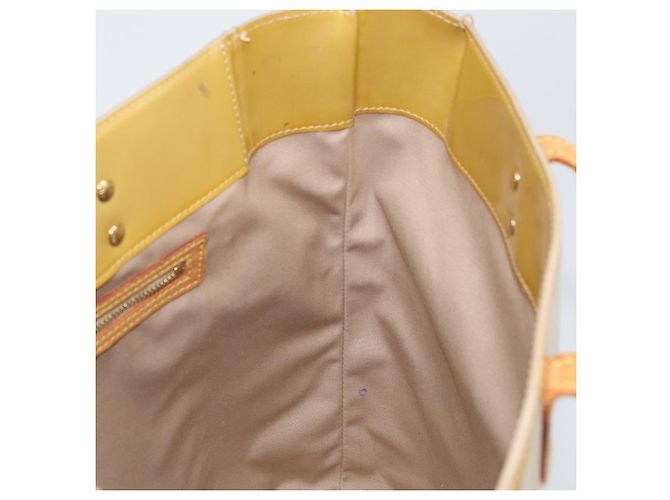 LOUIS VUITTON Monogram Vernis Reade MM Borsa a Mano Beige M91141 LV Auth ti3516 - vista 19