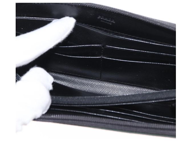 PRADA Portafoglio Lungo Nylon Khaki Auth 153670 Cachi - vista 16