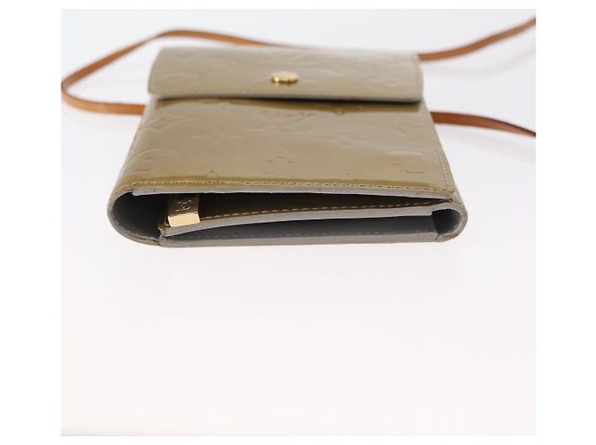 LOUIS VUITTON Portafoglio Walker Monogram Vernis Grigio M91031 LV Auth 155176 - vista 10