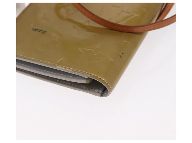 LOUIS VUITTON Portafoglio Walker Monogram Vernis Grigio M91031 LV Auth 155176 - vista 14