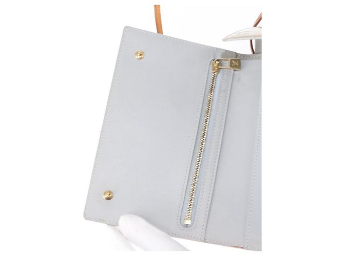 LOUIS VUITTON Portafoglio Walker Monogram Vernis Grigio M91031 LV Auth 155176 - vista 19