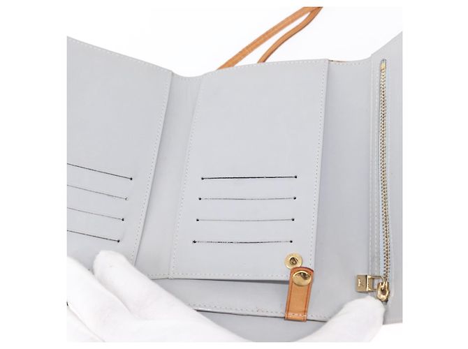 LOUIS VUITTON Portafoglio Walker Monogram Vernis Grigio M91031 LV Auth 155176 - vista 20