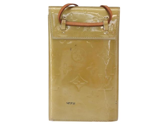 LOUIS VUITTON Portafoglio Walker Monogram Vernis Grigio M91031 LV Auth 155176 - vista 3
