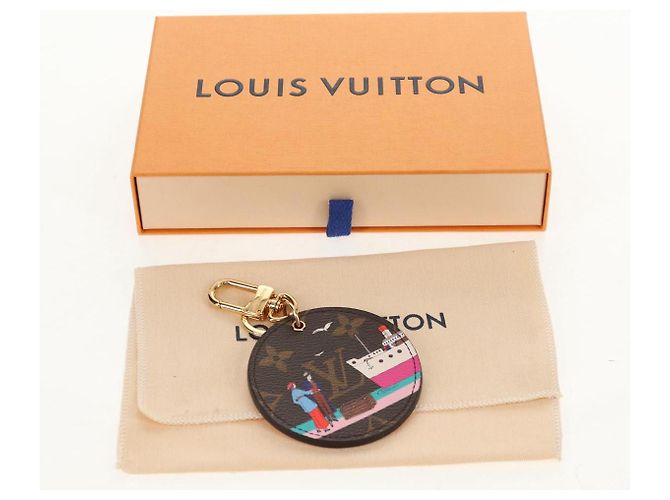 LOUIS VUITTON Monogram Porte Cre Illustre Evasion Charm M61932 LV Auth 153714M Monogramma - vista 12