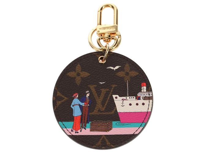 LOUIS VUITTON Monogram Porte Cre Illustre Evasion Charm M61932 LV Auth 153714M Monogramma - vista 13