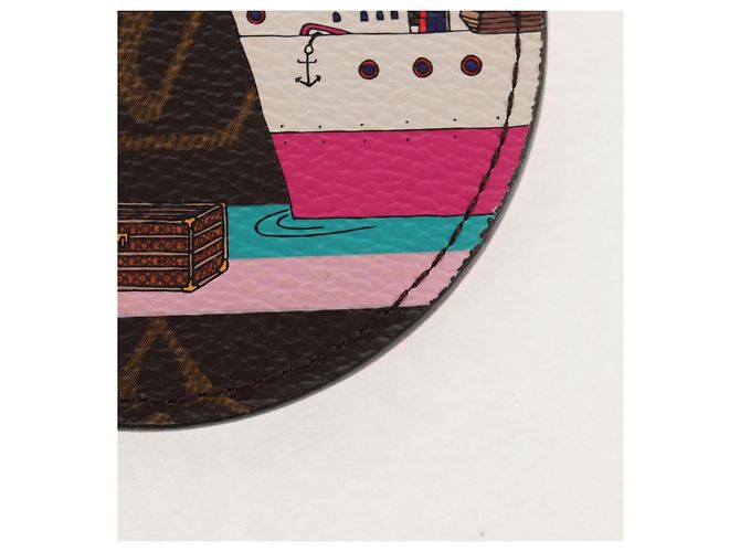 LOUIS VUITTON Monogram Porte Cre Illustre Evasion Charm M61932 LV Auth 153714M Monogramma - vista 4