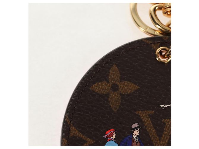 LOUIS VUITTON Monogram Porte Cre Illustre Evasion Charm M61932 LV Auth 153714M Monogramma - vista 5