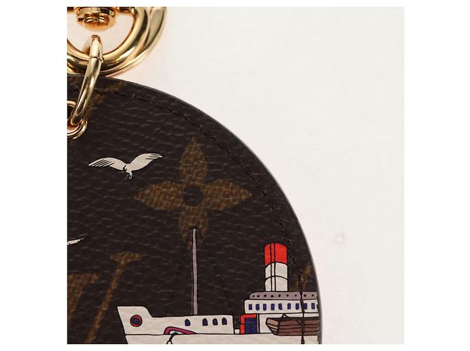 LOUIS VUITTON Monogram Porte Cre Illustre Evasion Charm M61932 LV Auth 153714M Monogramma - vista 6