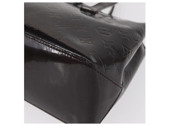 LOUIS VUITTON Borsa Wilshire PM Monogram Vernis Amarante M93641 LV Auth BA8609 Bordò - vista 13