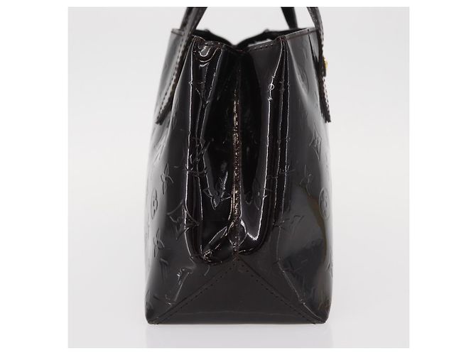 LOUIS VUITTON Borsa Wilshire PM Monogram Vernis Amarante M93641 LV Auth BA8609 Bordò - vista 5
