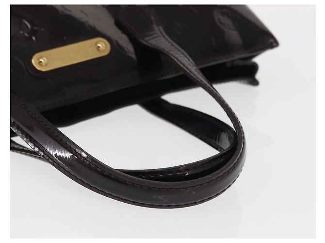 LOUIS VUITTON Borsa Wilshire PM Monogram Vernis Amarante M93641 LV Auth BA8609 Bordò - vista 7