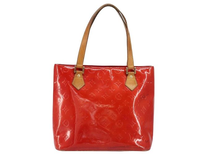 LOUIS VUITTON Handtasche Houston Monogram Vernis Rot M91092 LV Auth bs31560 - Ansicht 13