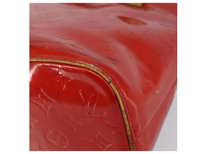 LOUIS VUITTON Handtasche Houston Monogram Vernis Rot M91092 LV Auth bs31560 - Ansicht 15