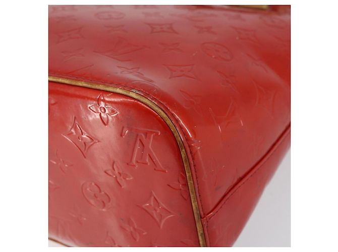 LOUIS VUITTON Handtasche Houston Monogram Vernis Rot M91092 LV Auth bs31560 - Ansicht 17