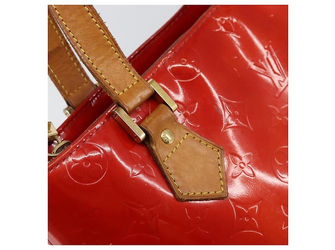 LOUIS VUITTON Handtasche Houston Monogram Vernis Rot M91092 LV Auth bs31560 - Ansicht 19