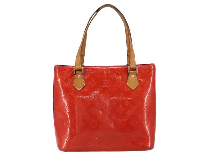LOUIS VUITTON Handtasche Houston Monogram Vernis Rot M91092 LV Auth bs31560 - Ansicht 2
