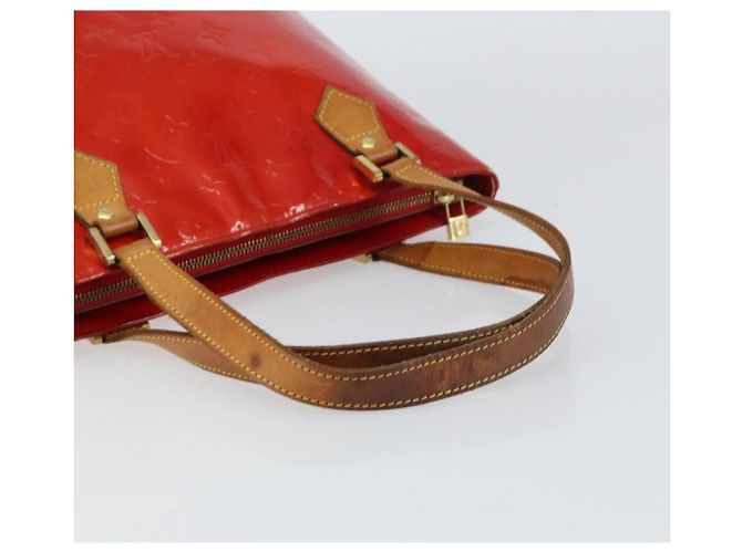 LOUIS VUITTON Handtasche Houston Monogram Vernis Rot M91092 LV Auth bs31560 - Ansicht 7