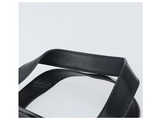 Céline Borsa a mano in tela Macadam CELINE in vinile nero Auth ti3537 - vista 8