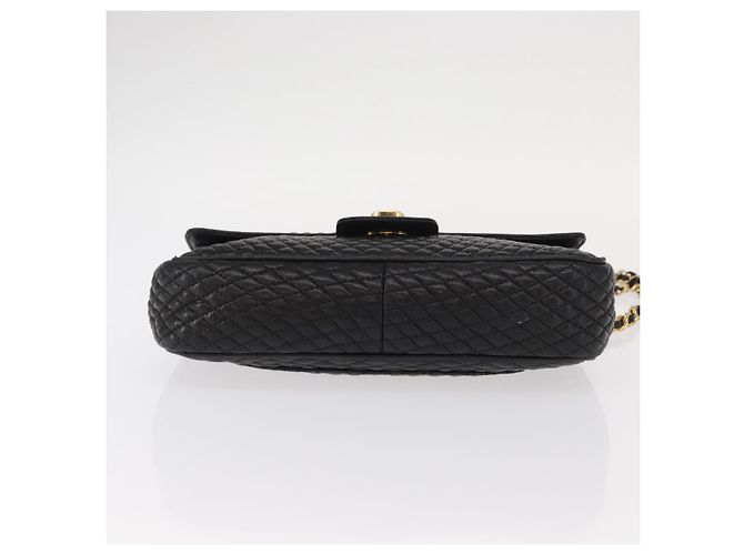 BALLY Borsa a Spalla a Catena Pelle Nera Oro Auth 157788 Nero D'oro - vista 9