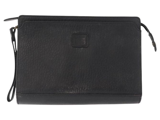Autre Marque Borsa a mano Burberrys in pelle 2 pezzi nera e oro Auth bs31437 Nero D'oro - vista 2