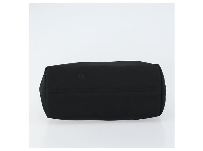 Borsa a mano Salvatore Ferragamo in tela nera e argento autentica bs31657 - vista 9
