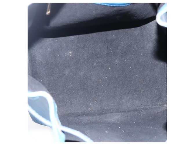 Noe LOUIS VUITTON Schultertasche Petit Noé Epi Blau M44105 LV Auth ka741 - Ansicht 11