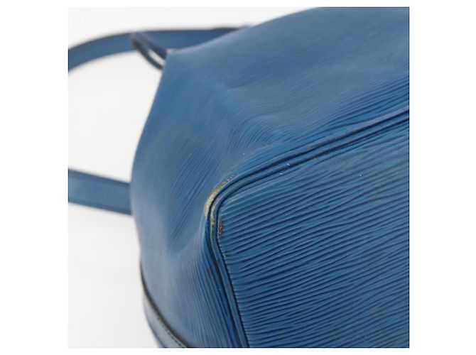 Noe LOUIS VUITTON Schultertasche Petit Noé Epi Blau M44105 LV Auth ka741 - Ansicht 14