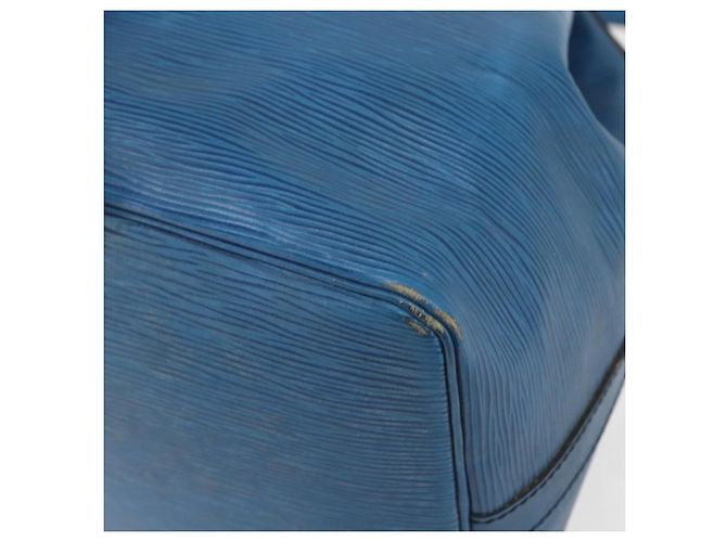 Noe LOUIS VUITTON Schultertasche Petit Noé Epi Blau M44105 LV Auth ka741 - Ansicht 15