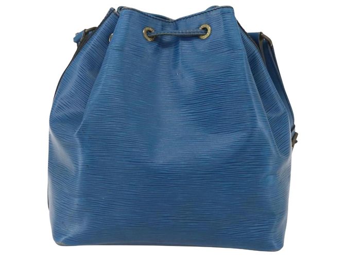 Noe LOUIS VUITTON Schultertasche Petit Noé Epi Blau M44105 LV Auth ka741 - Ansicht 2