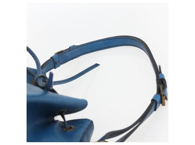 Noe LOUIS VUITTON Schultertasche Petit Noé Epi Blau M44105 LV Auth ka741 - Ansicht 8