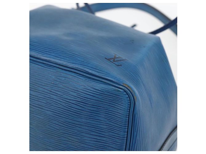Noe LOUIS VUITTON Schultertasche Petit Noé Epi Blau M44105 LV Auth ka741 - Ansicht 9