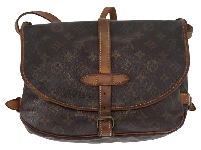 LOUIS VUITTON Borsa a Spalla Monogram Saumur 30 M42256 LV Auth BA8124 Monogramma - vista 2