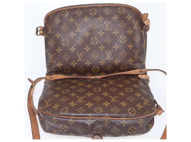 LOUIS VUITTON Borsa a Spalla Monogram Saumur 30 M42256 LV Auth BA8124 Monogramma - vista 21