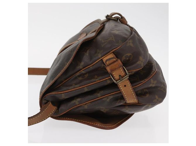 LOUIS VUITTON Borsa a Spalla Monogram Saumur 30 M42256 LV Auth BA8124 Monogramma - vista 4