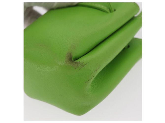 Hermès Bolso Vespa de cuero verde Auth BA8722 HERMES - vista 11